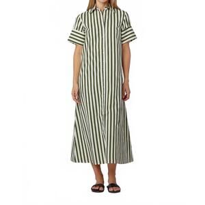 NEW LIVRO gibbons dress in chive stripe